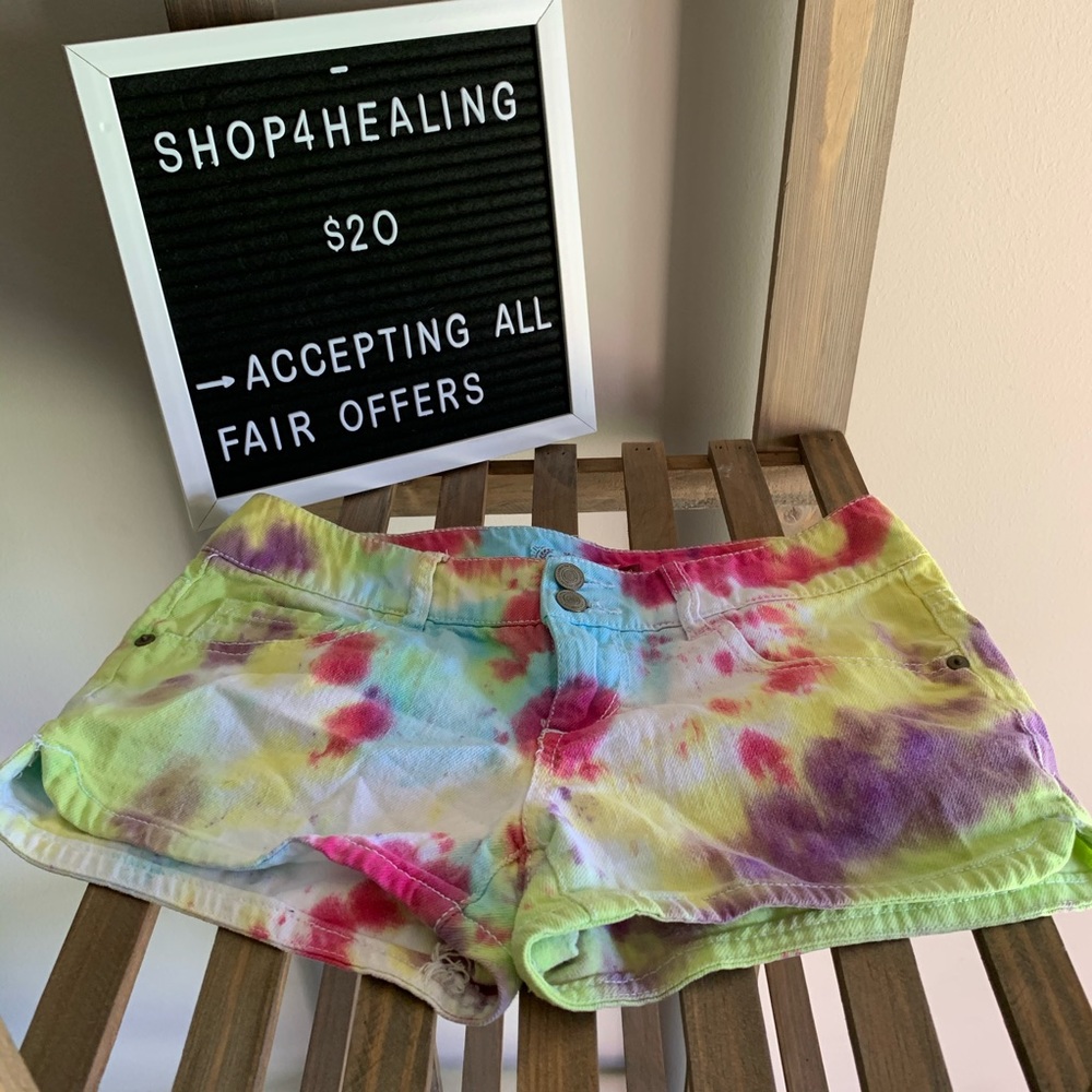 Tie Dyed Shorts ✵ Custom Dyed